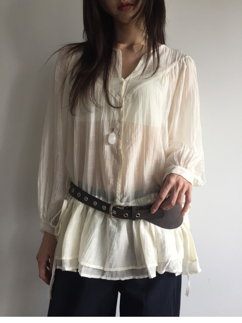 DUGGY（ダギー）の「Eyelet swell belt (2color)（Fashion Accessories）」