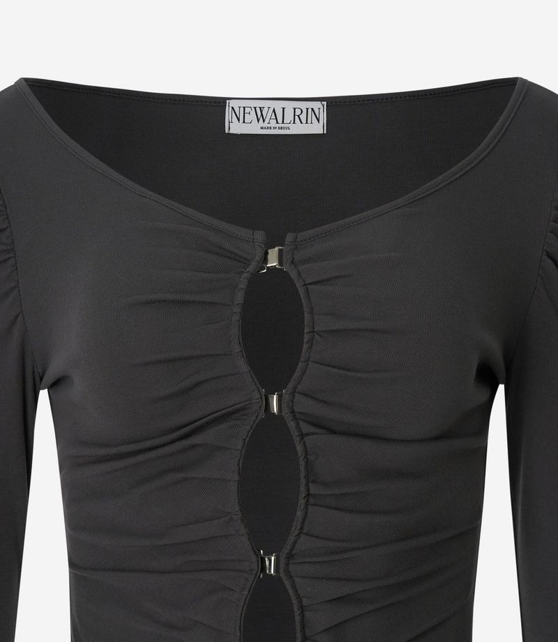 Ruby Shirring Hook Cardigan