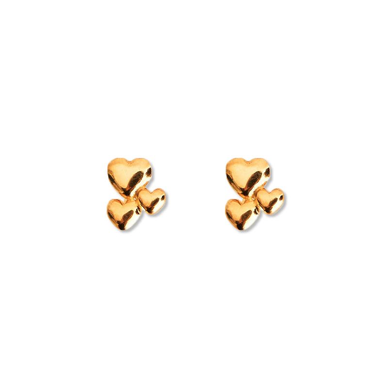 [925 SILVER] Daily Mini Heart Earring A