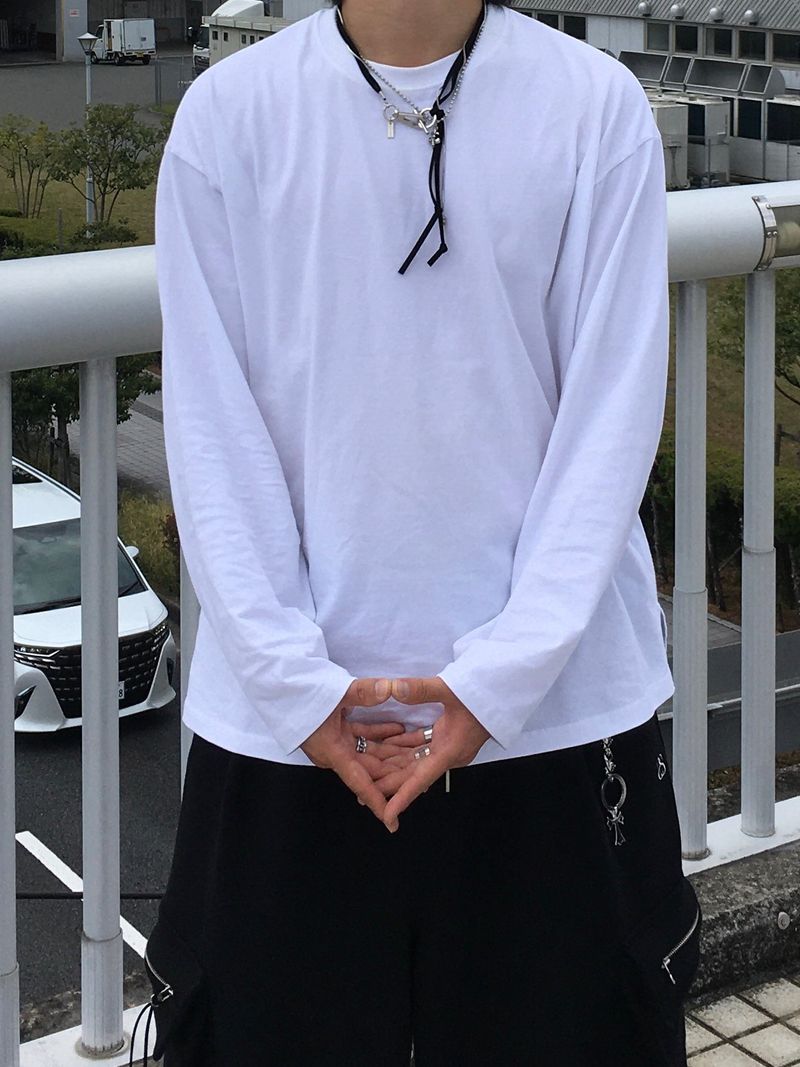 SSROOM（エスエスルーム）の「[MADE] Herit boxy-fit layered long-sleeve tee（Tops）」