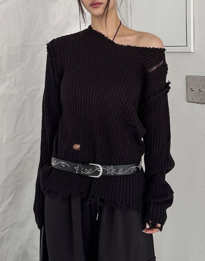 Flower stud belt
