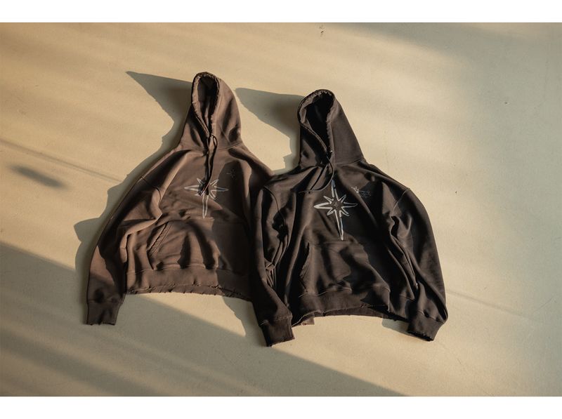 STARLIGHT DESTROYED HOODIE MFHHD002-DC