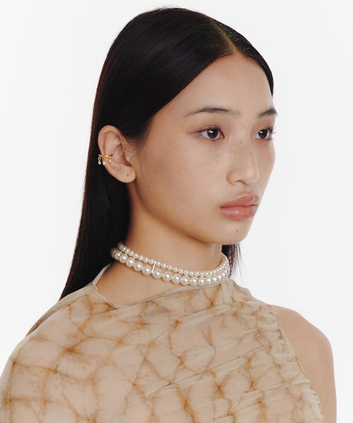 EVERYBIRTHDAY（エブリーバースデー）の「Pearl bar pearl necklace（Accessories）」