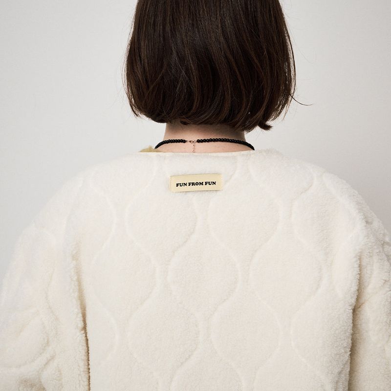 HEART REVERSIBLE JACKET_CREAM