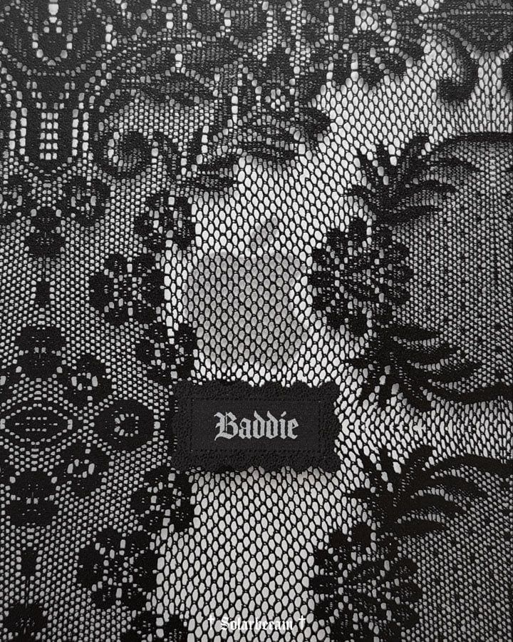 Black Veil Lace iPad Case