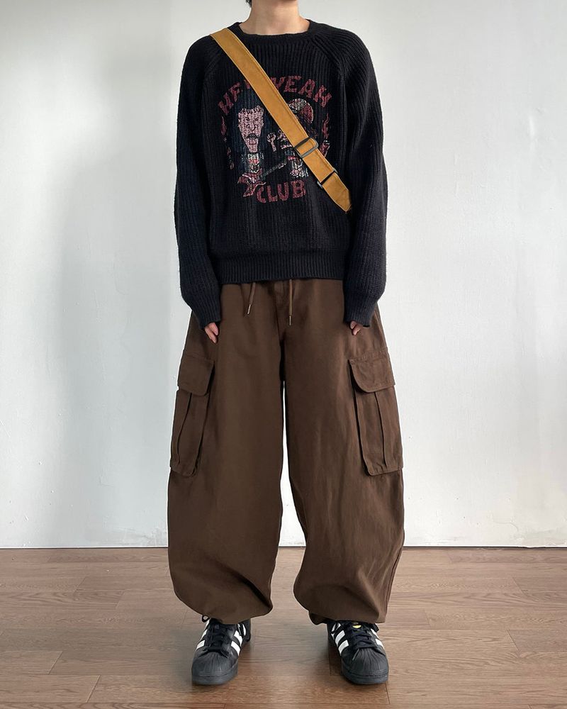 Hype Cargo Cotton Pants 3C