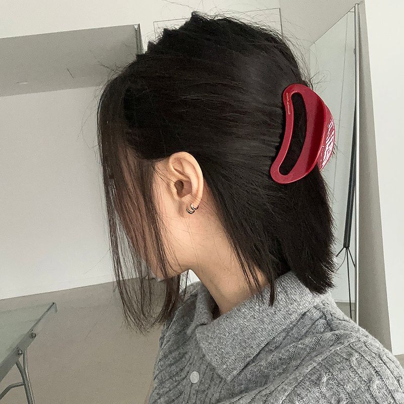 Title hair clip (4color)