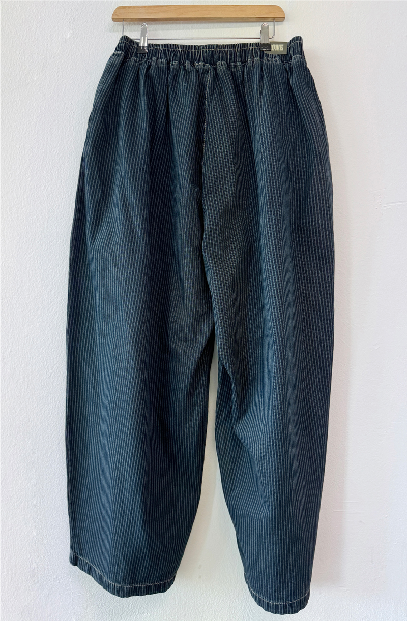 STRIPE BALLOON PANTS🩶💙 - 2 COLORS