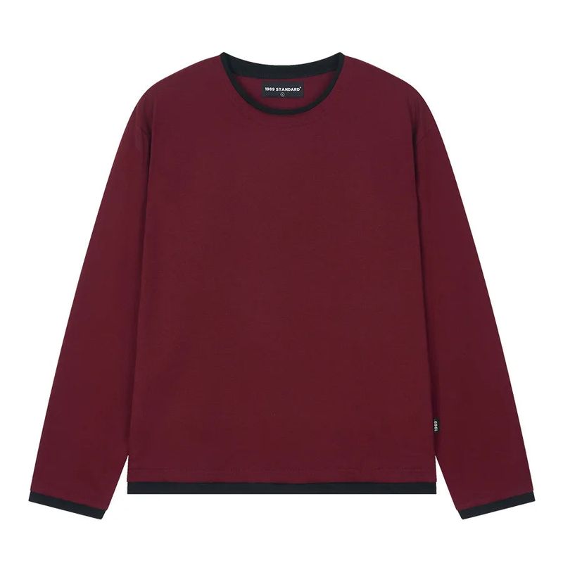 Raw-Edge Layered Long Sleeve (JTOSTL-0003)