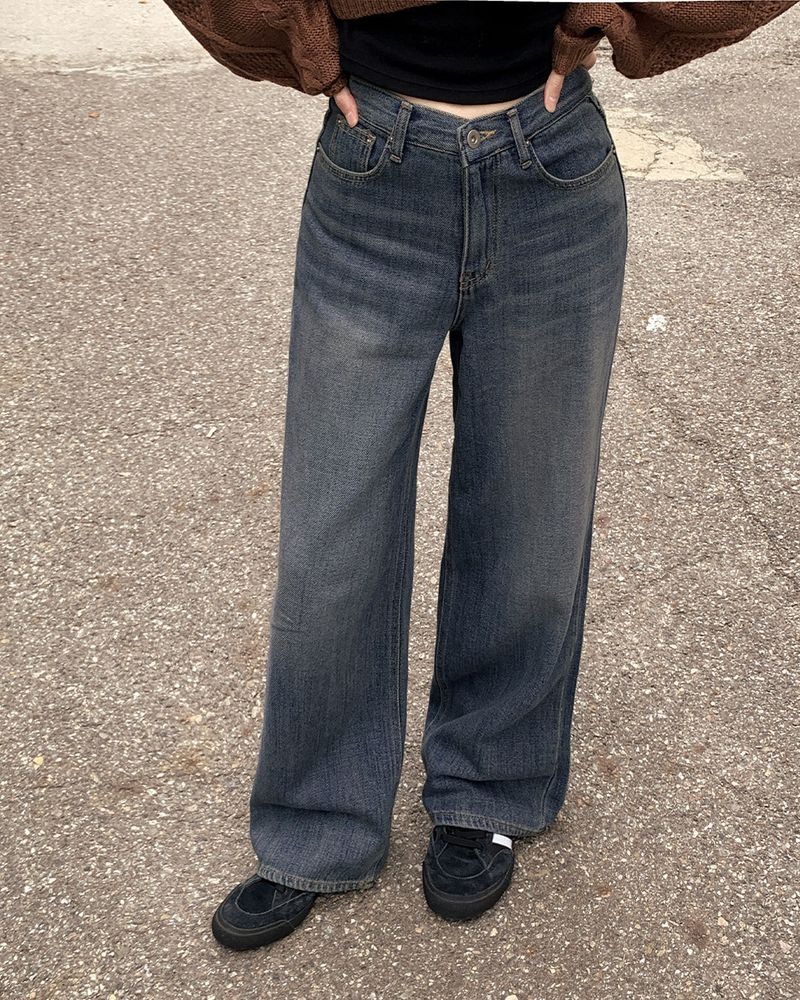 Haro wide denim pants