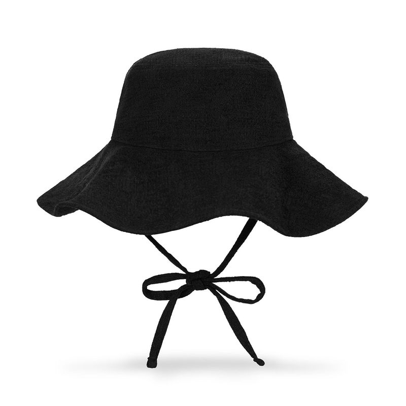 VA Curved Stud Big Visor Bucket Hat / Black