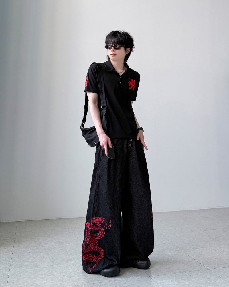 Maive Half Collar T-Shirt