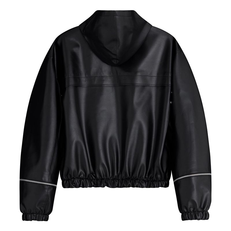 Leather Wind Block (Black)