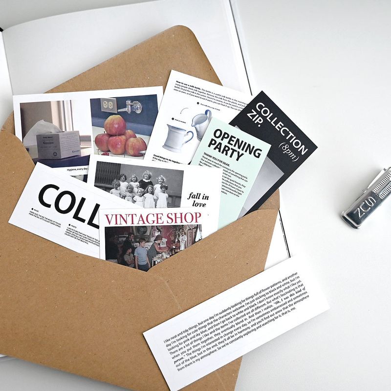 Collect sticker package