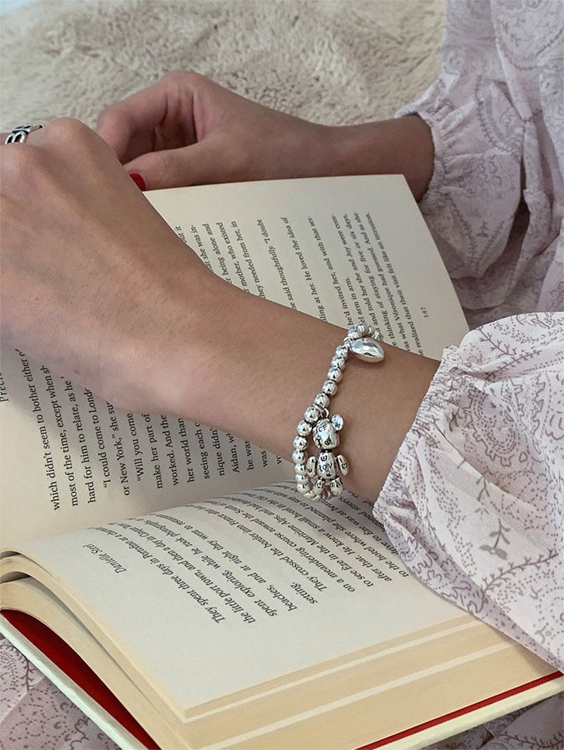 [SILVER925] LOVE TEDDY BRACELET
