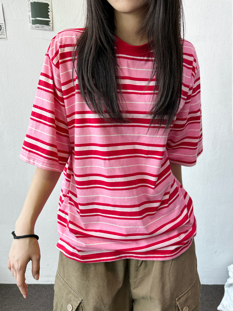 CCORTTI(コルッティ)の「Dougie Striped Oversized T-Shirt 3color(Tops)」