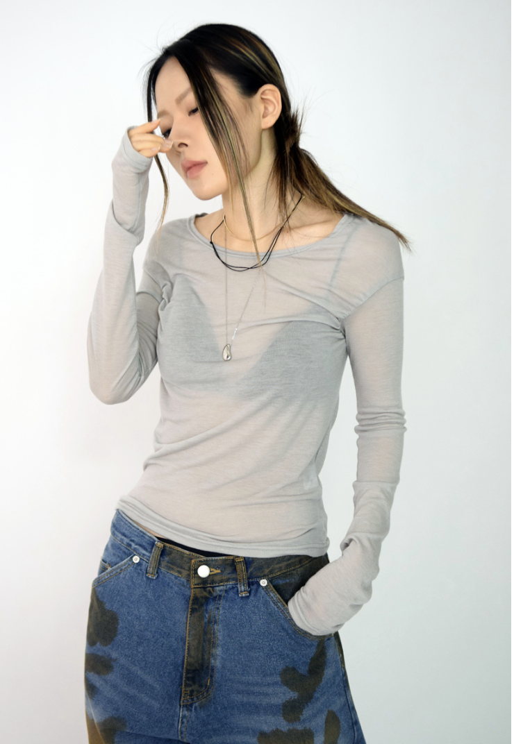 armpit shirring T(3color)
