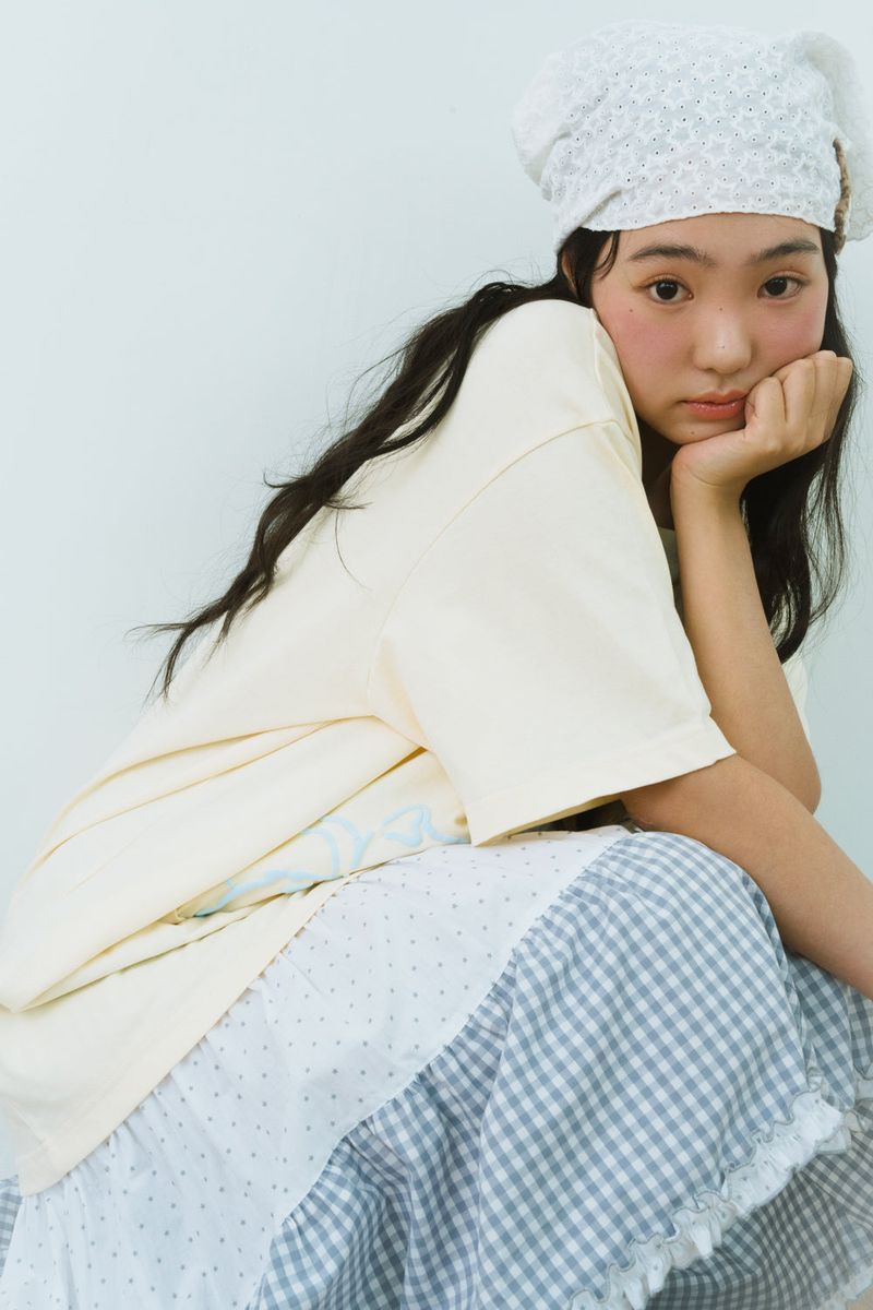 POWDER COTTON CANCAN SKIRT
