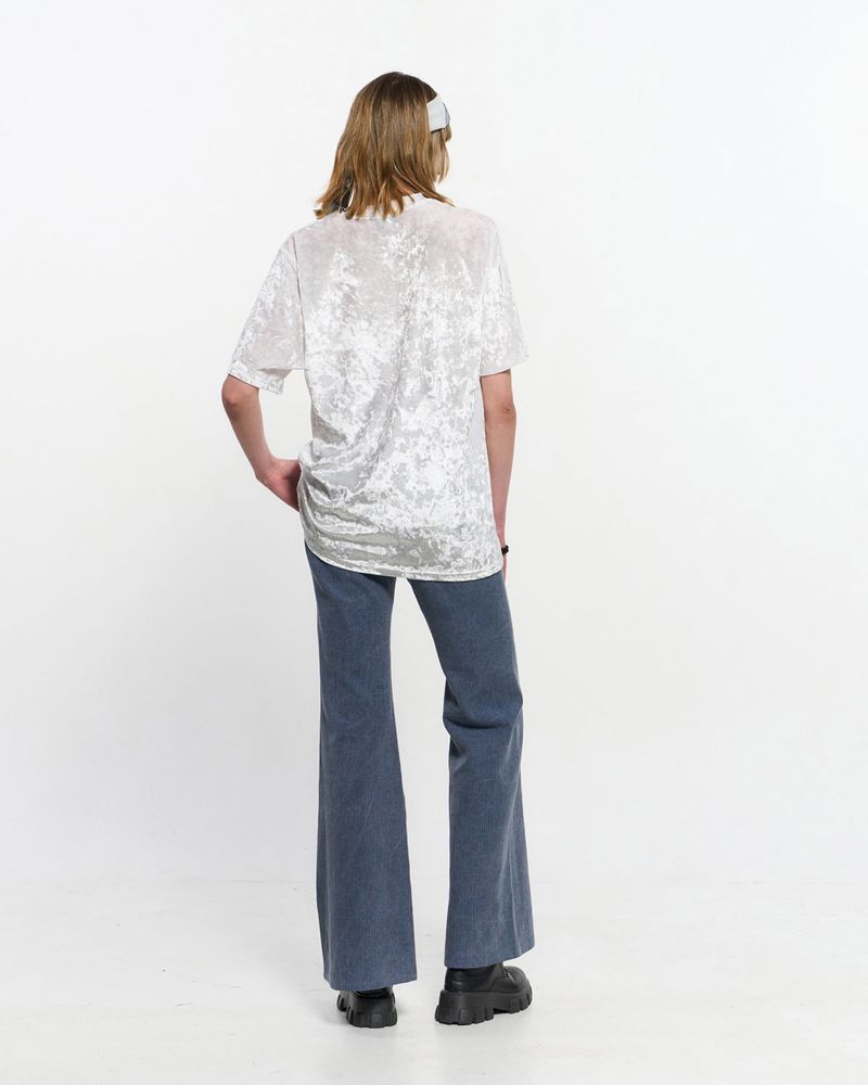 Stripe Bootcut Pants _ BLUE