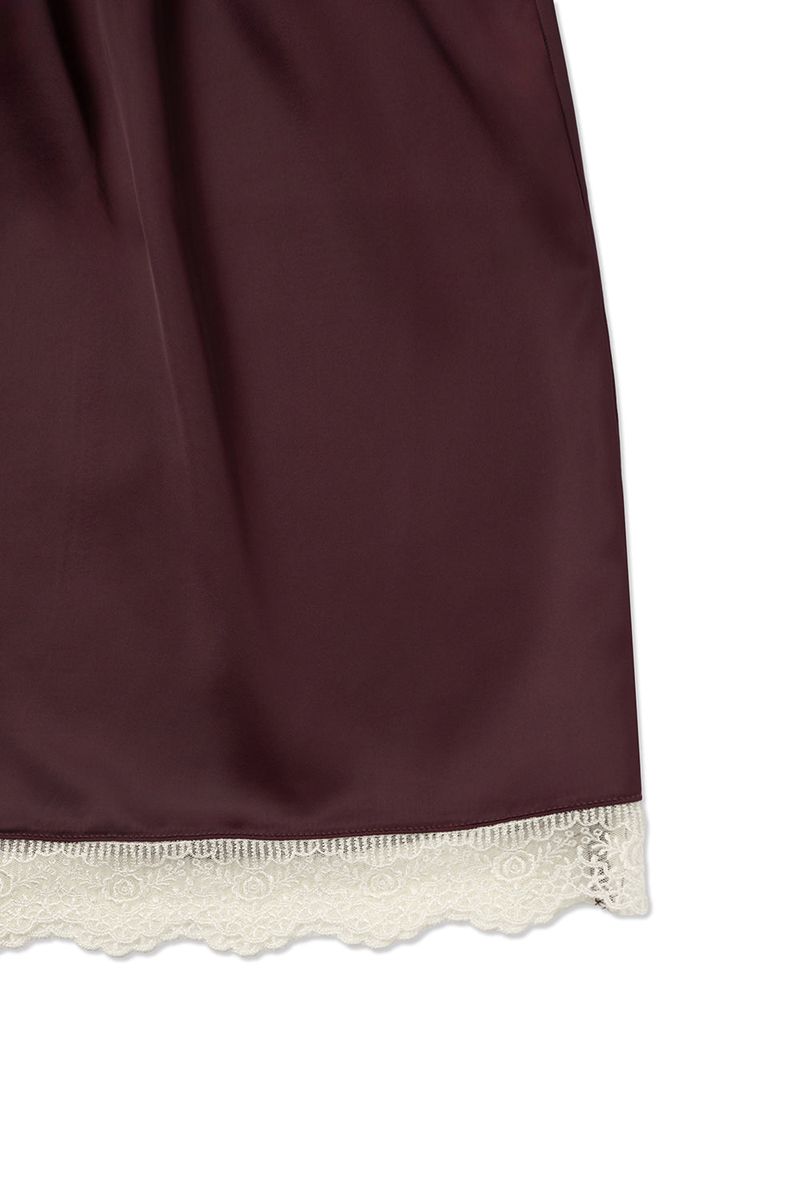 Slip satin midi skirt_purple