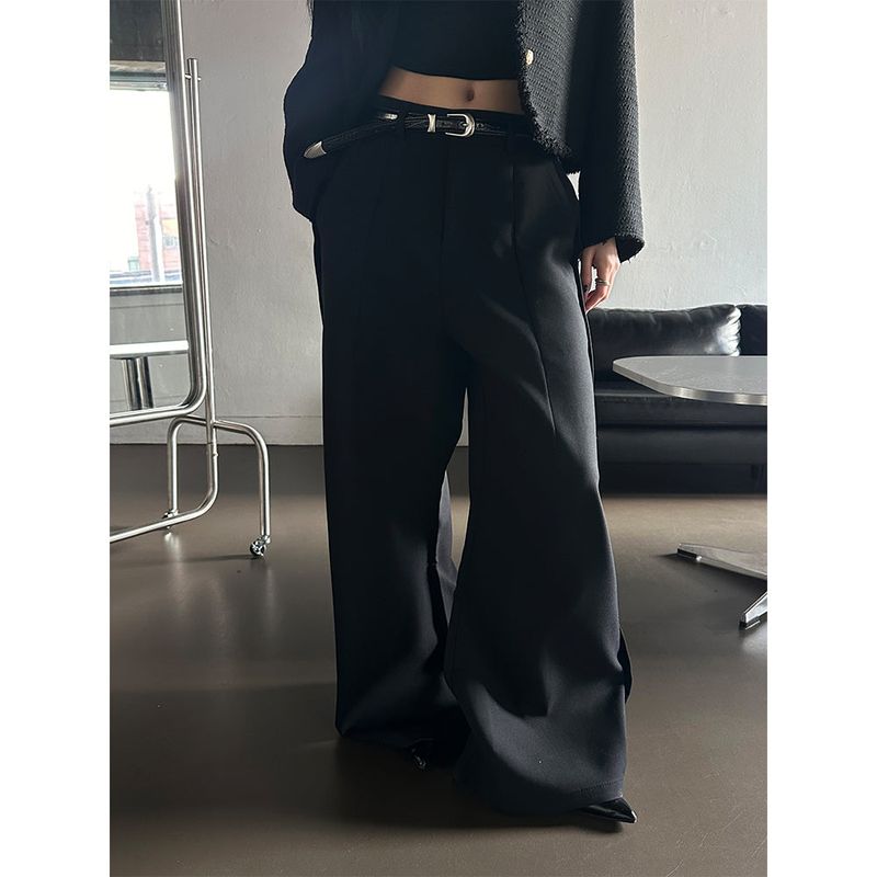  [Unisex] Wide over flare slacks(2color)