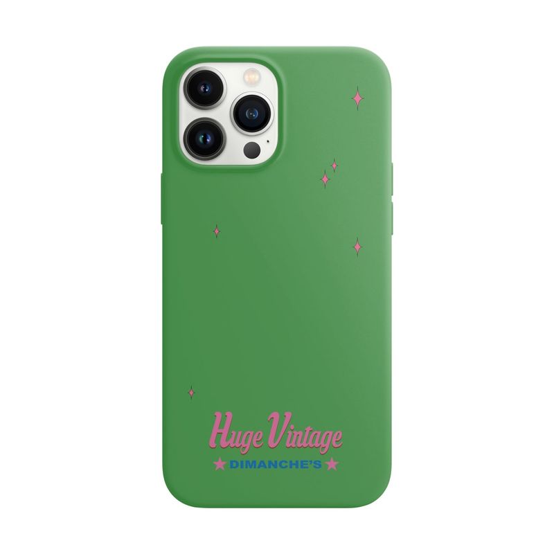 GREEN VINTAGE LOGO CASE
