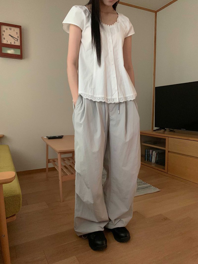 [made] Mori Flare Blouse
