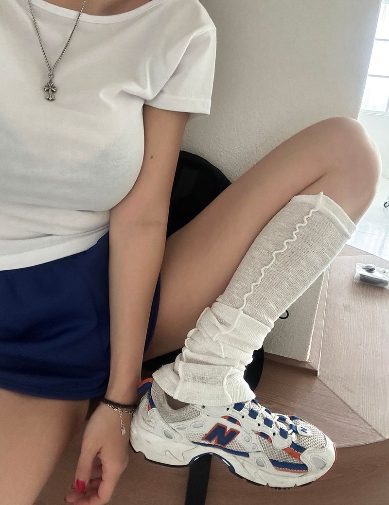 Class Patch Back Slit Short Sleeve Tee