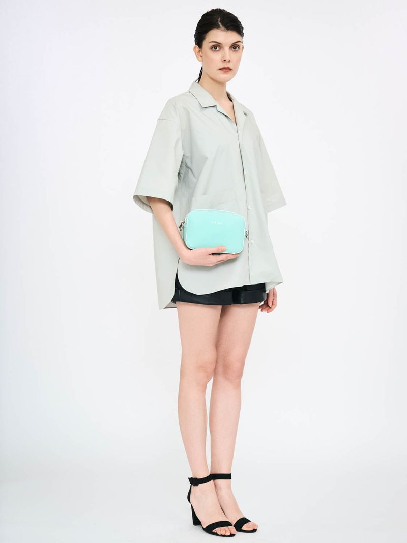 Mushroom Leather Travel Pouch