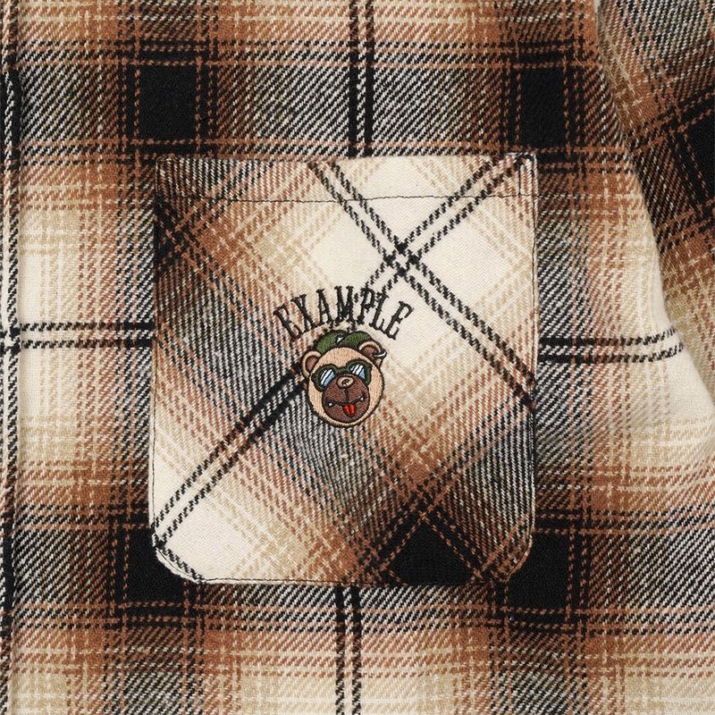 EXAMPLE BBBEAR CHECKSHIRTS