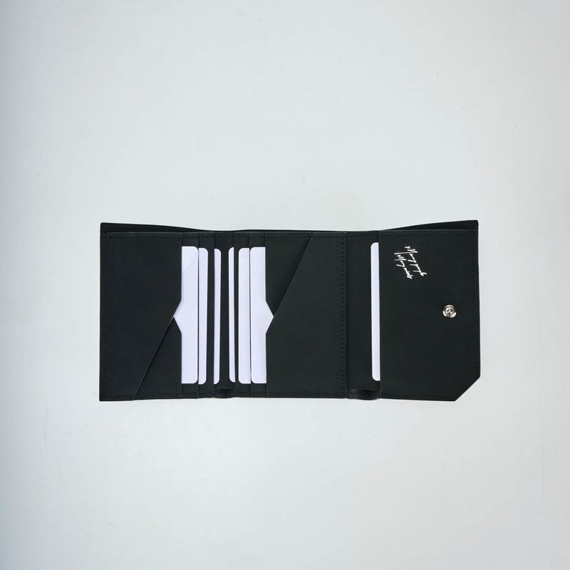 Corn Leather Graphic Trifold Wallet