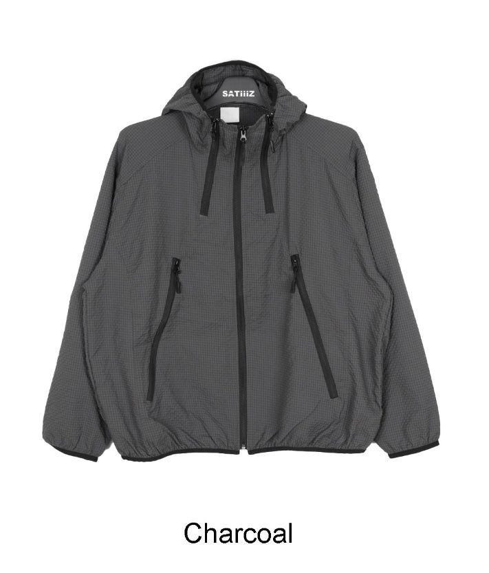 Raven Multi-Zipper Check Jacket