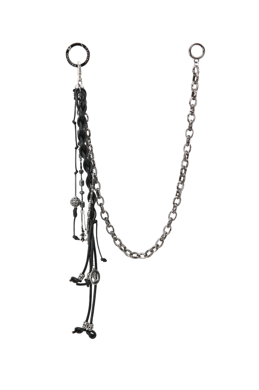 P:ReinSein（レインセイン）の「Black leather antique ball ball layered key ring（Toys/Key Holders）」