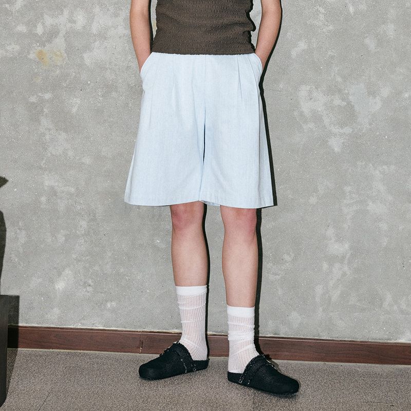 CORCA（コルカ）の「Cotton Washing Half Pants Blue（Pants）」