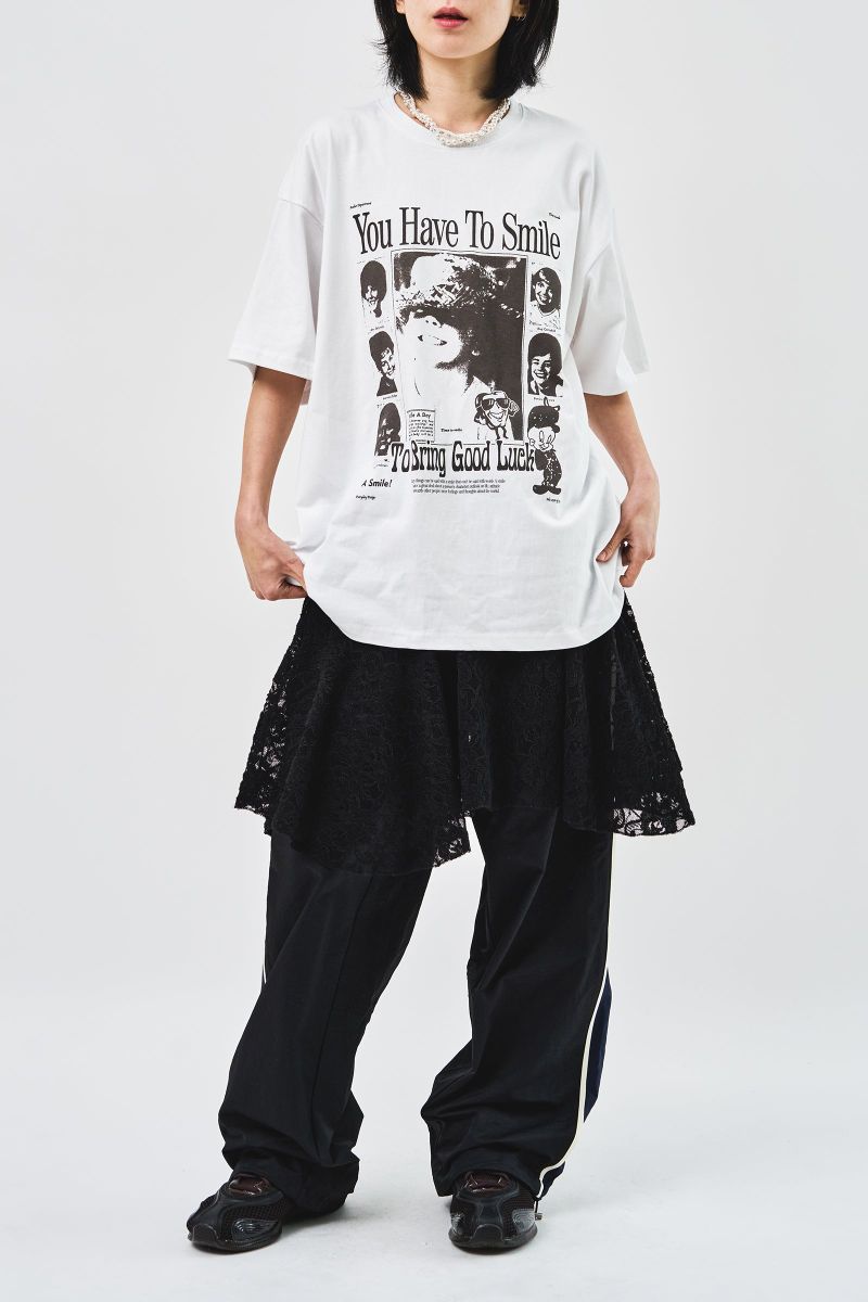 (W) Lace Layer Skirt (2color)