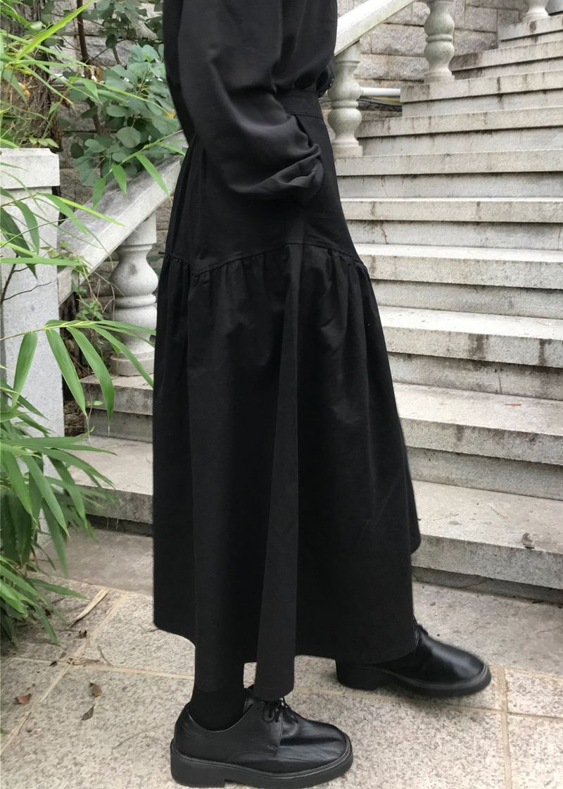 POCKET LINE COTTON SKIRT