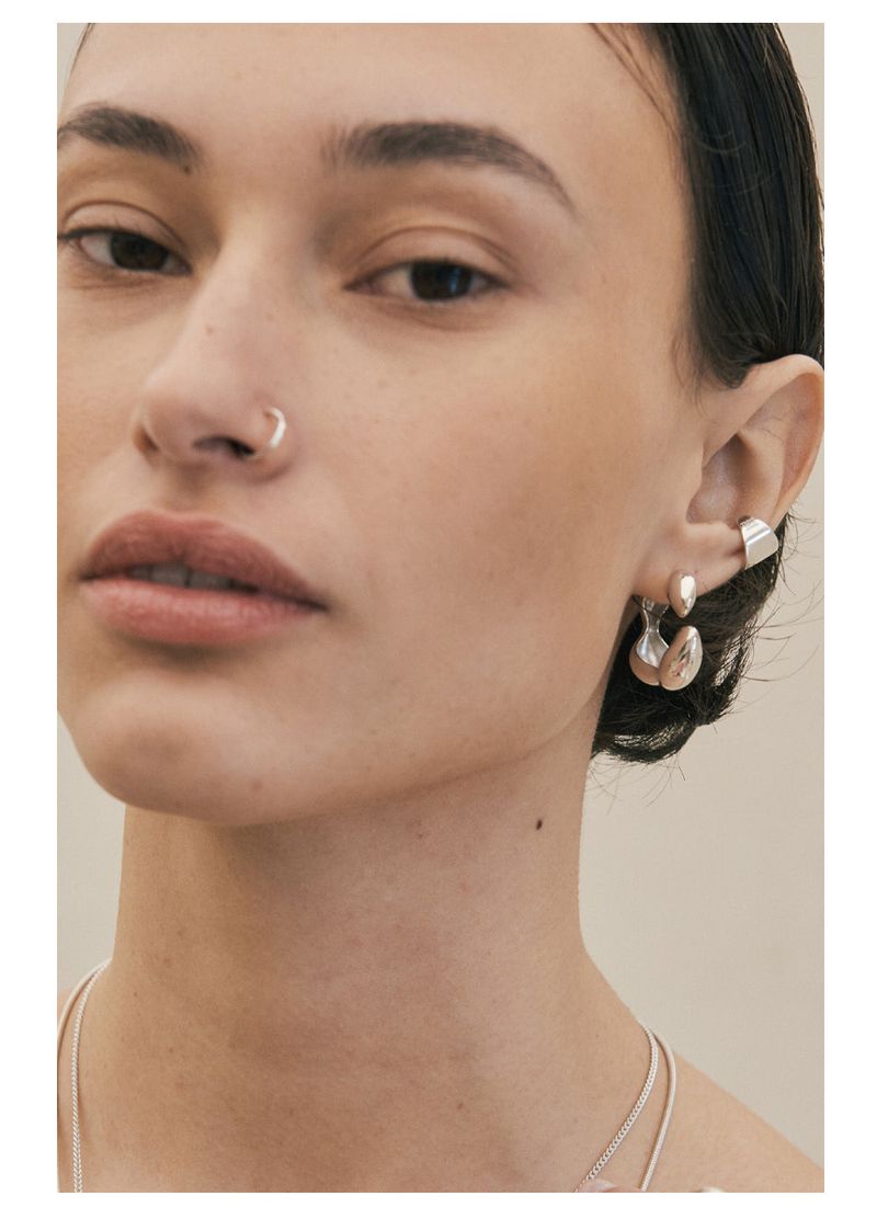 Bubble Earring (Silver)