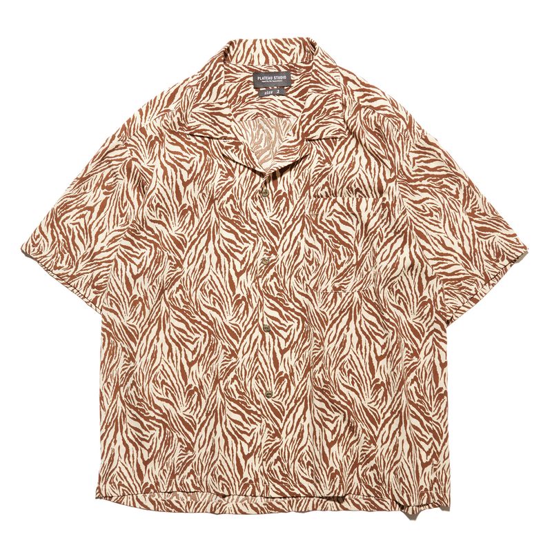 PLATEAU STUDIO（プラテウスタジオ）の「zebra pattern shirt（Tops）」