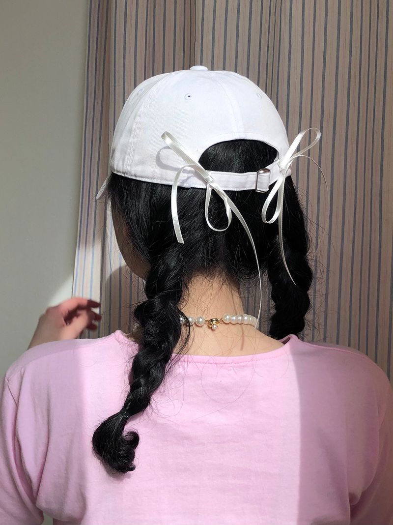 ribbon cap (white)