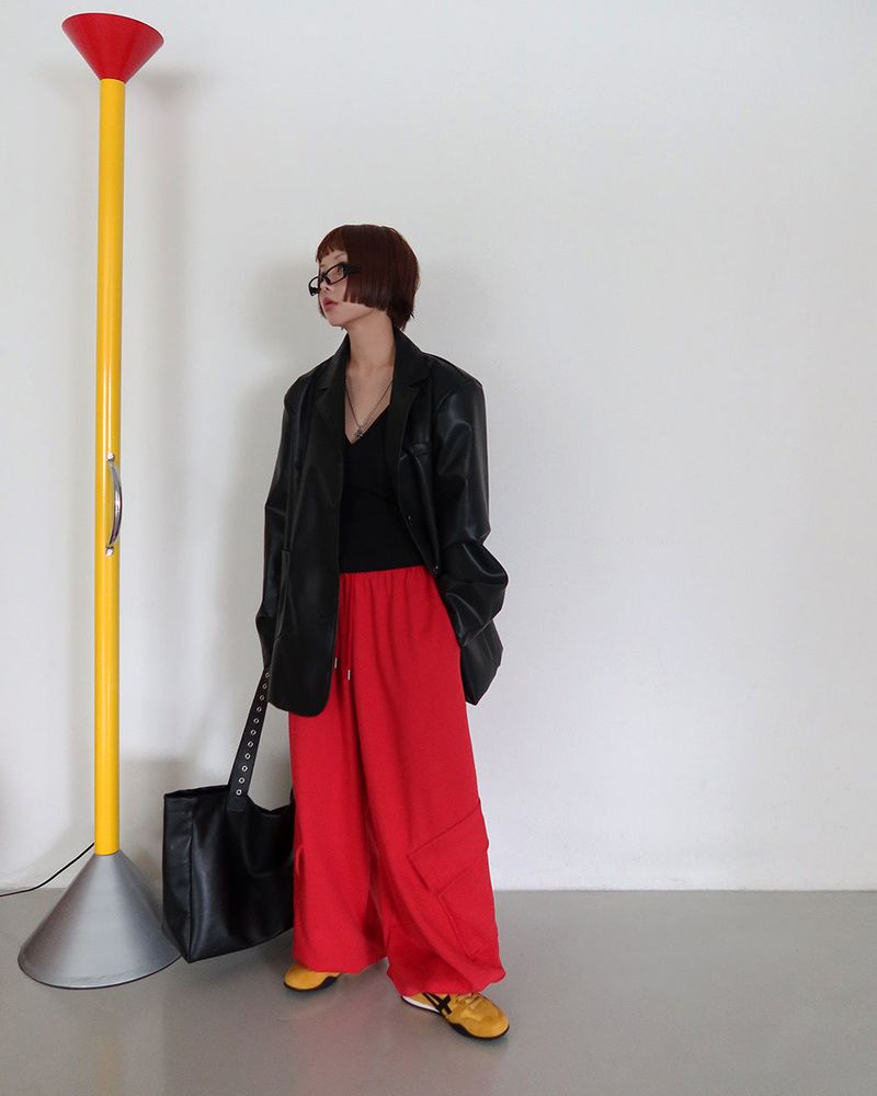 V-neck wrap sleeveless sleeveless shirt