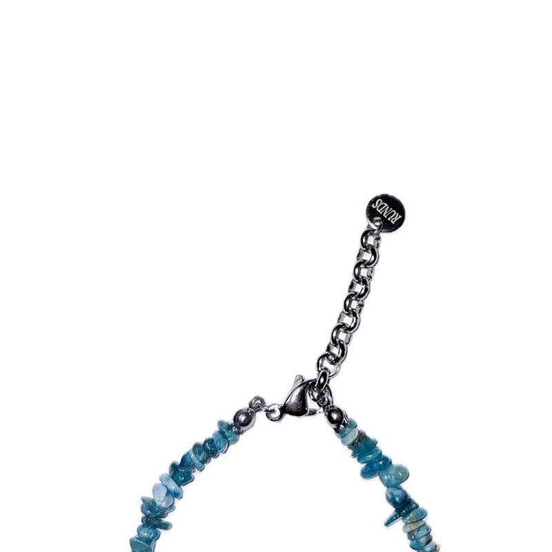 mini gemstone bracelet (blue)