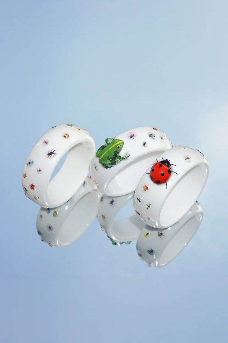 SPECIAL# SUMMER GARDEN BANGLE (Frog/Ladybug)