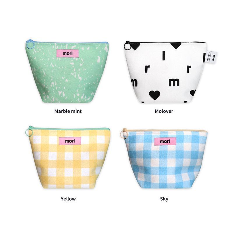 Morl zipper pouch (M size)(4design)