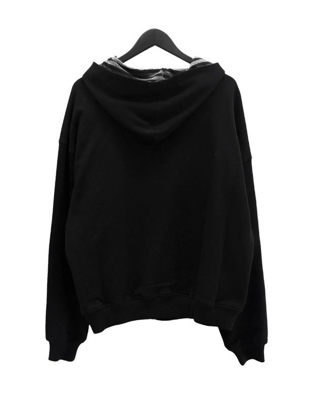 Robe Reversible Striped Hooded Zip-Up