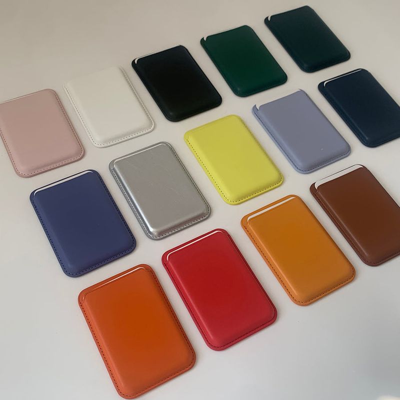 withsome（ウィズサム）の「シンプルベーシックパステルカラーマグセーフカードポケット（スマホグッズ/小物）」