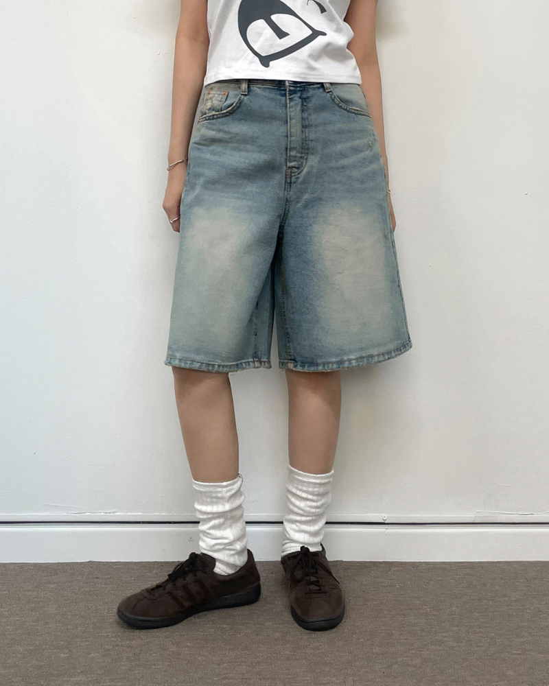 ADY DAMAGE BERMUDA SHORT PANTS 2C