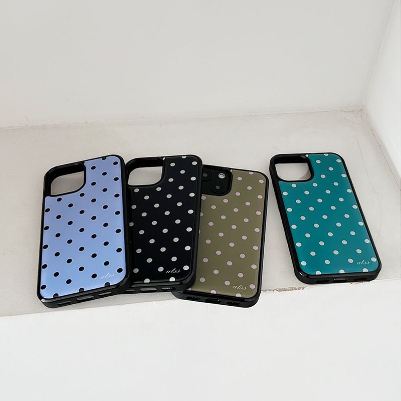 dot epoxy bumper case(cornflower blue)