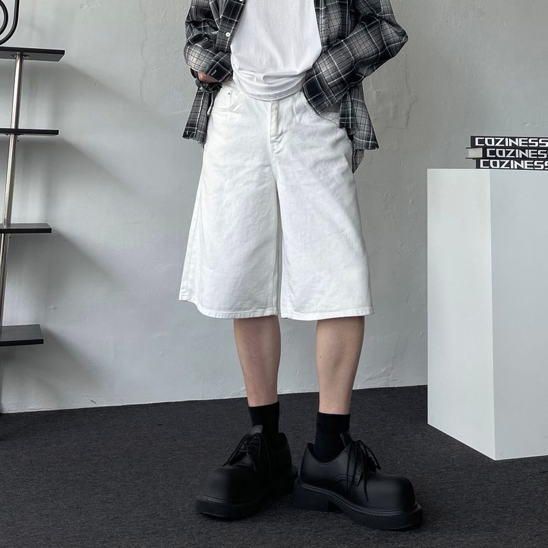 TR2486 White Bermuda Pants (S ~ L)