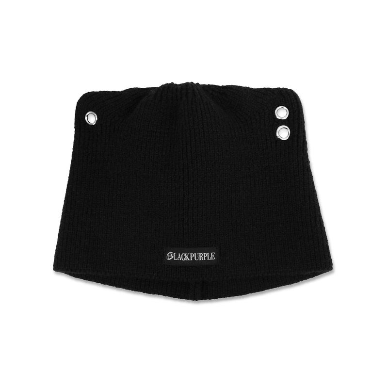blackpurple（ブラックパープル）の「Mew-Mew Cat Eyelet Beanie（Hats）」