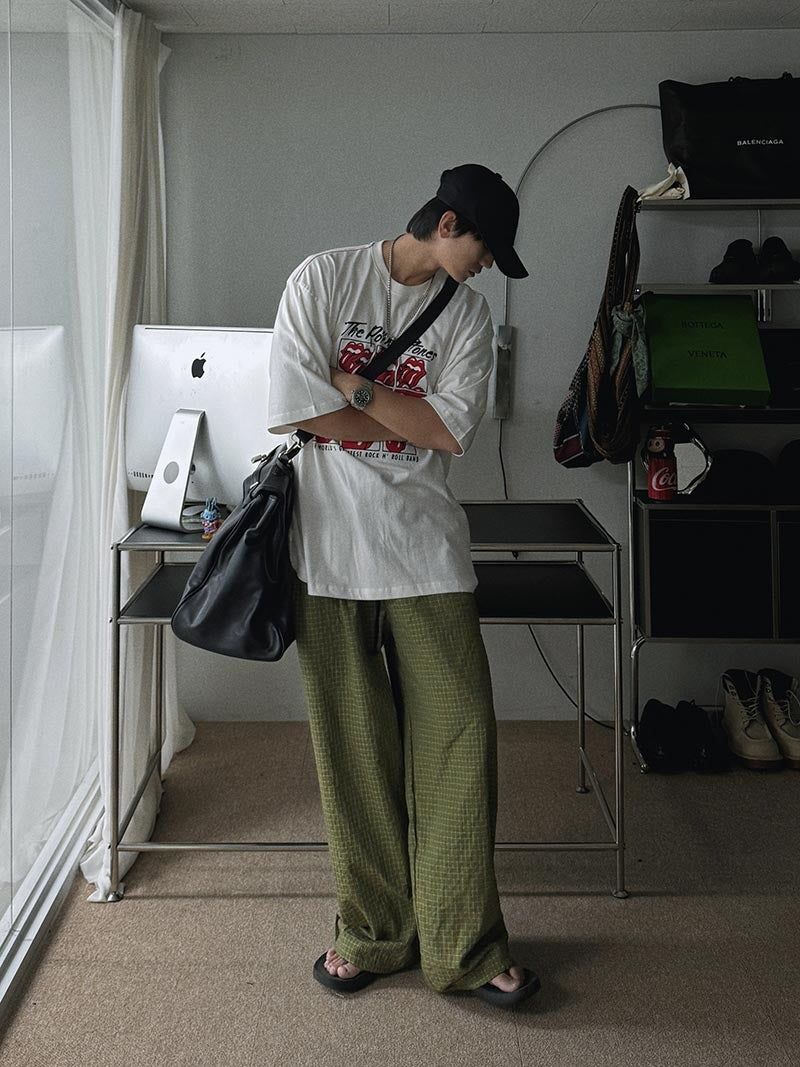 Garments Pajama Tartan Check Pants (2color)